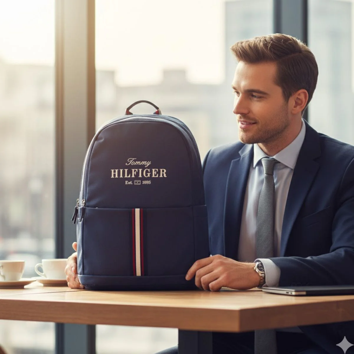 Tommy Hilfiger Elbert Laptop Backpack - Image 6