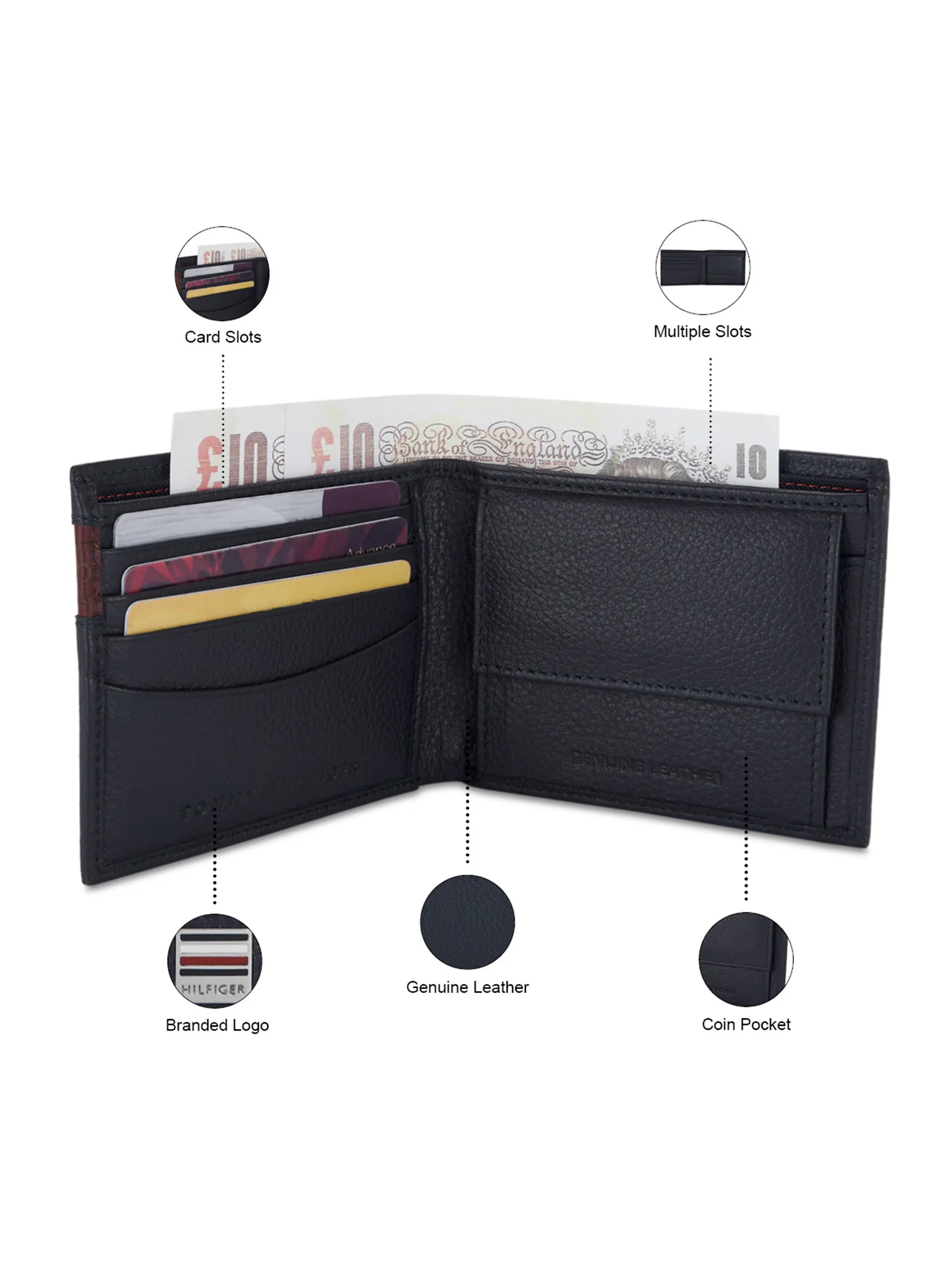 Tommy Hilfiger Emery Men's Global Coin Wallet - Image 7