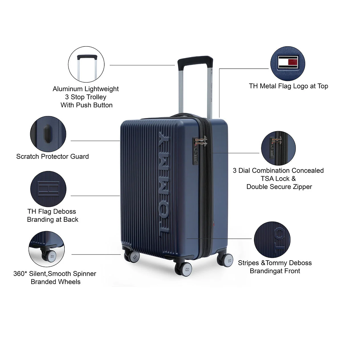 Tommy Hilfiger Empire Hard Luggage - Image 6