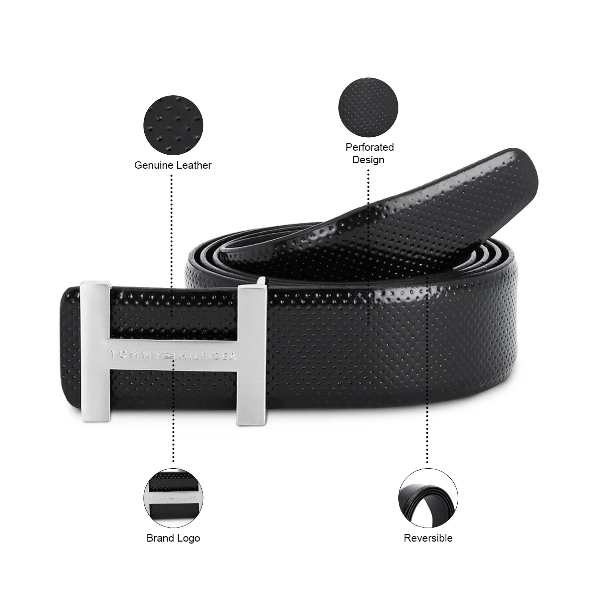 Tommy Hilfiger Enfield Men's Non Reversible Belt - Image 2