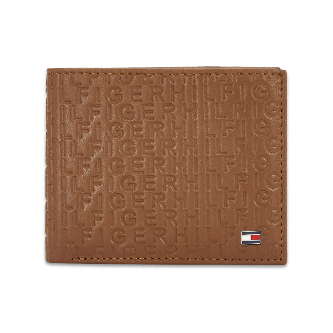 Tommy Hilfiger Erik Embossed Men's Leather Global Coin Wallet