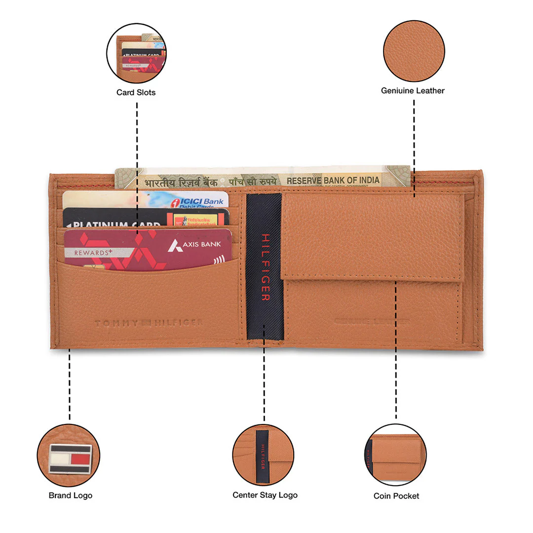Tommy Hilfiger Felix Men's Leather Global Coin Wallet - Image 10
