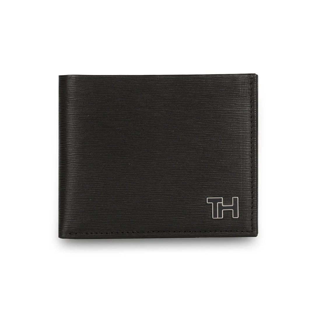 Tommy Hilfiger Finn Men's Leather Global Coin Wallet-Navy