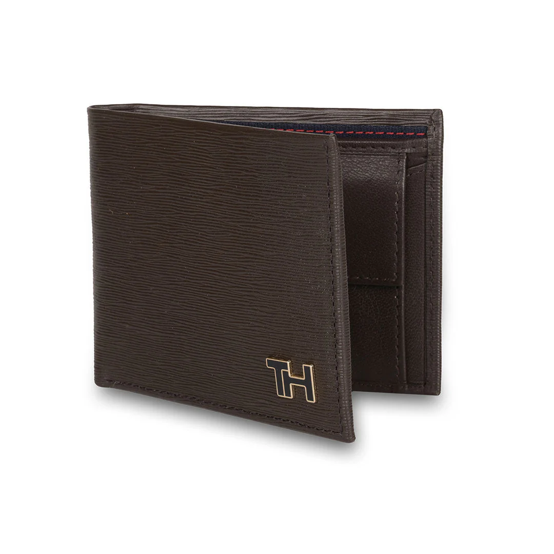 Tommy Hilfiger Finn Men's Leather Global Coin Wallet-Navy - Image 11