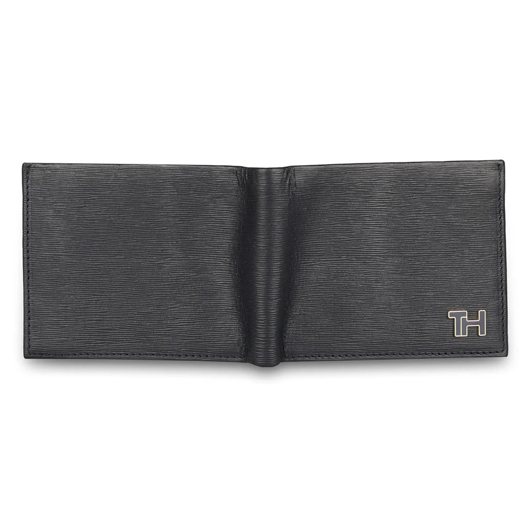 Tommy Hilfiger Finn Men's Leather Global Coin Wallet-Navy - Image 21
