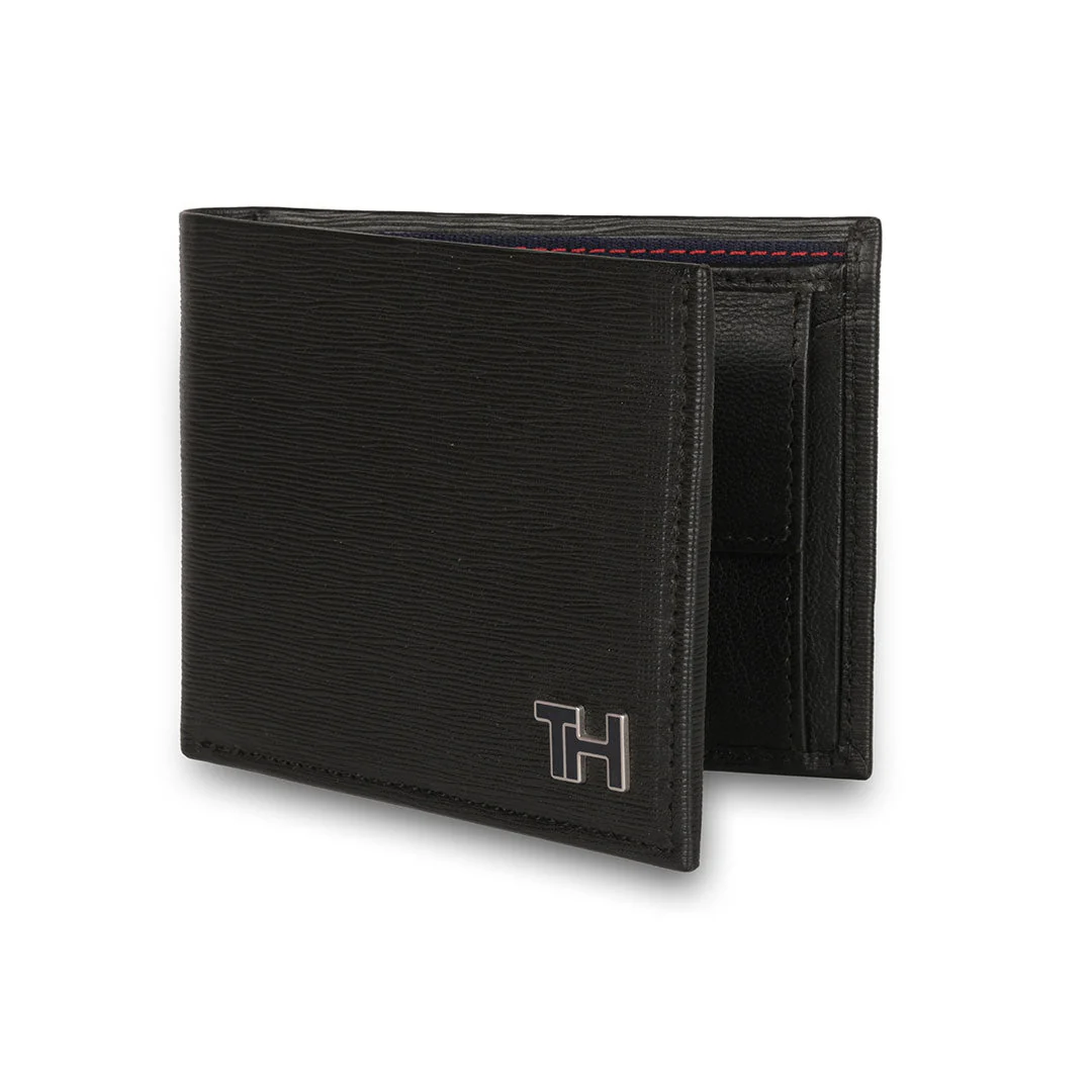Tommy Hilfiger Finn Men's Leather Global Coin Wallet-Navy - Image 3