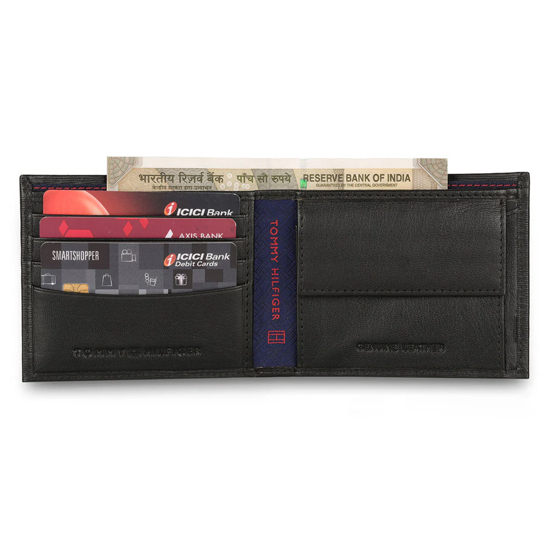 Tommy Hilfiger Finn Men's Leather Global Coin Wallet-Navy - Image 7