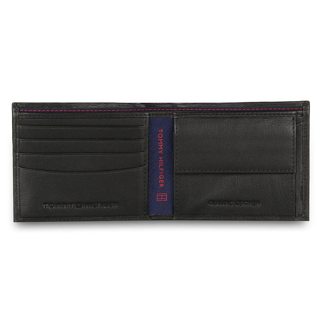 Tommy Hilfiger Finn Men's Leather Global Coin Wallet-Navy - Image 8