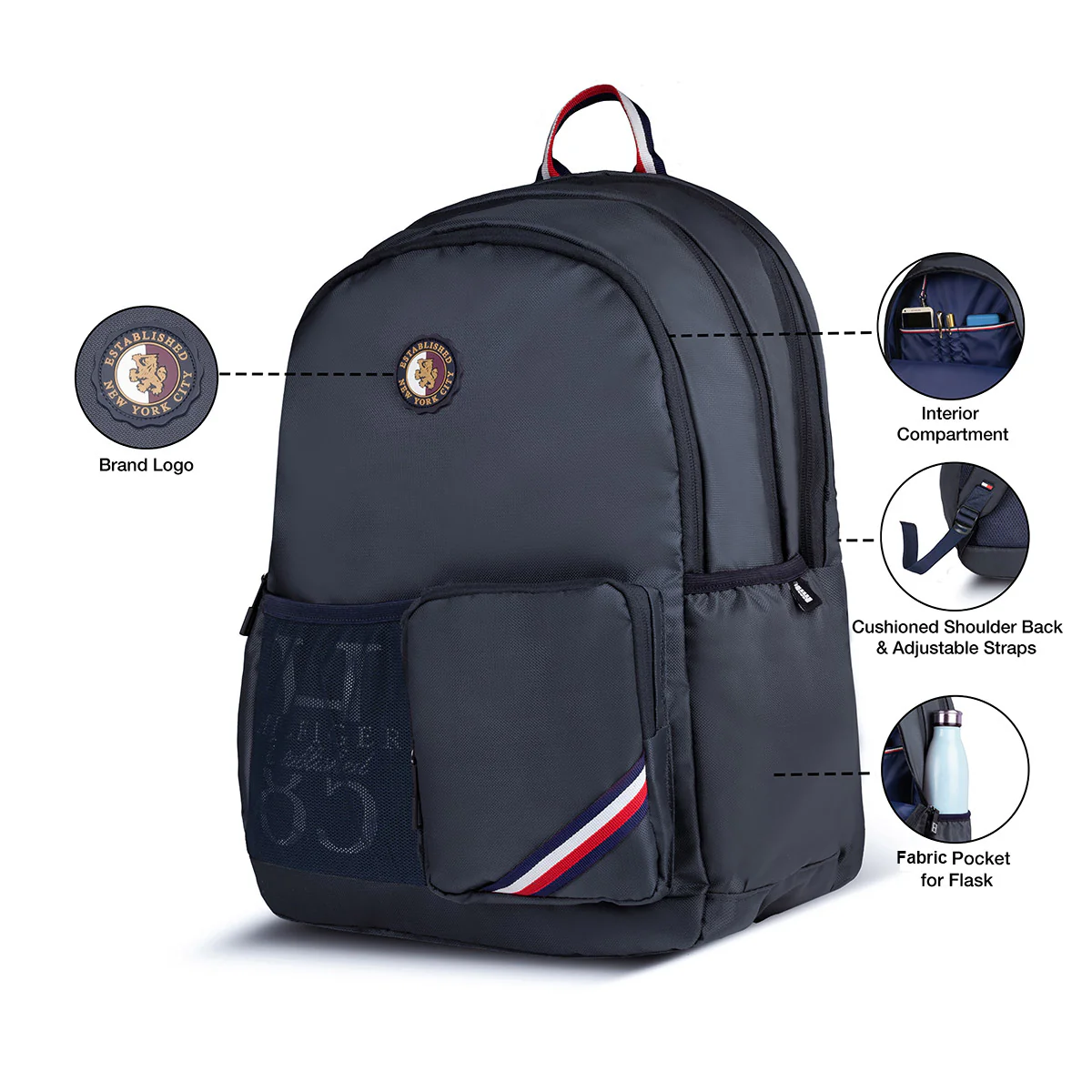 Tommy Hilfiger Fletcher Non Laptop Backpack - Image 4