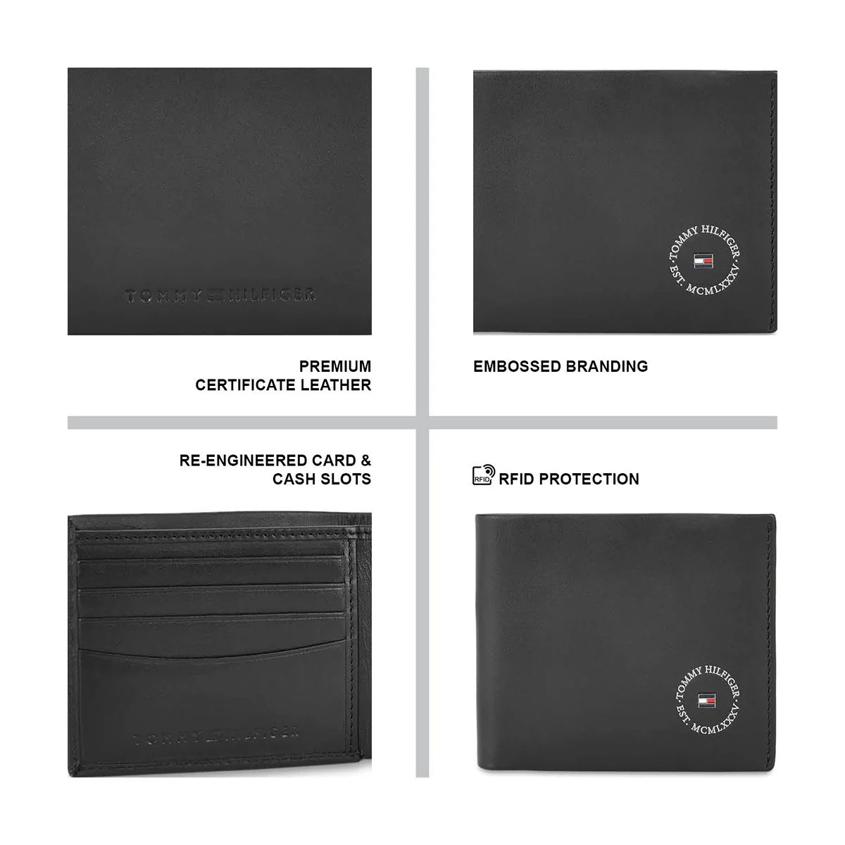 Tommy Hilfiger Floro Men's Leather Wallet - Image 8