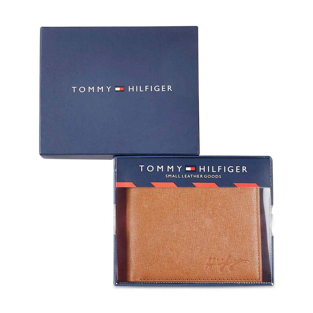 Tommy Hilfiger Folk Men's Leather Slimfold Wallet - Image 14