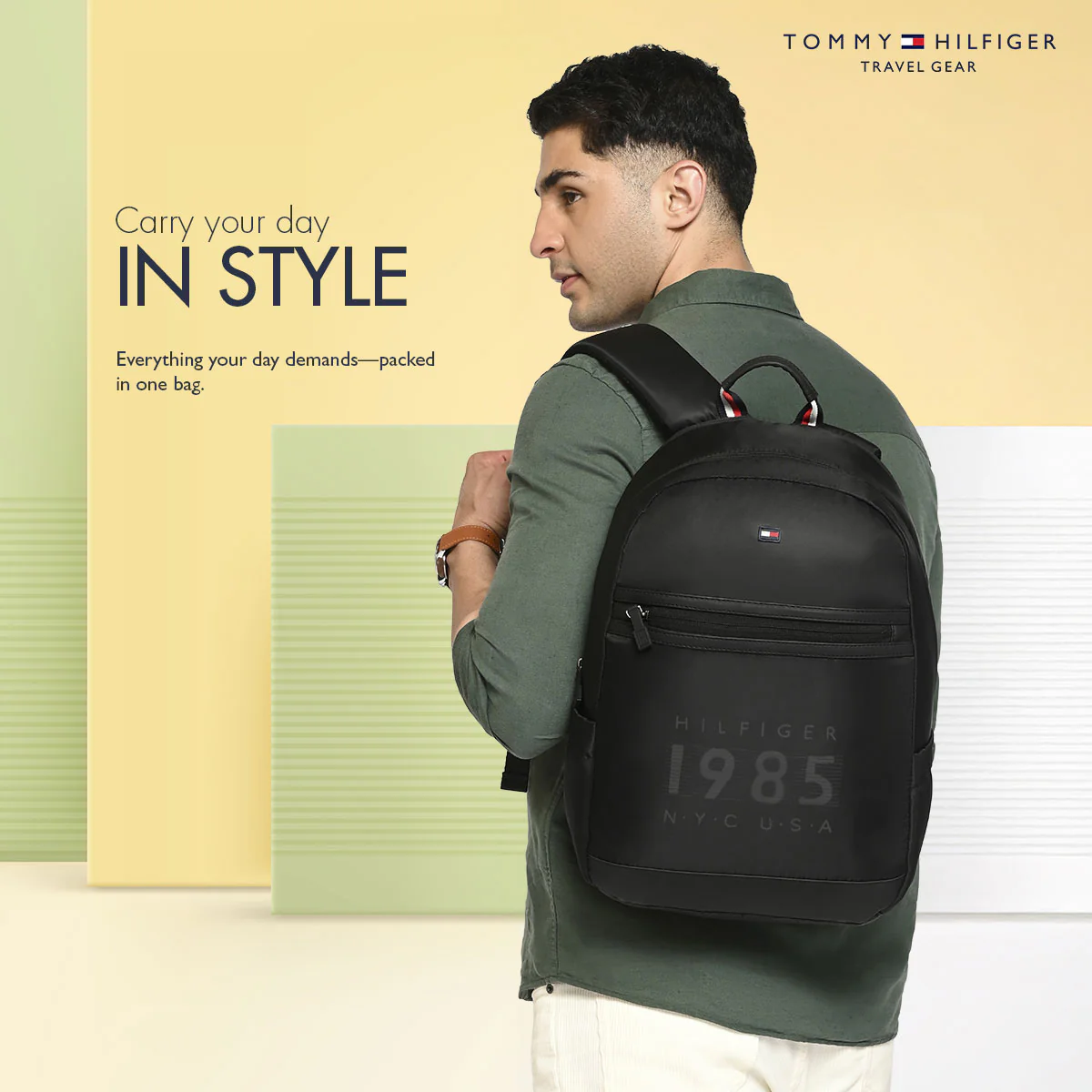 Tommy Hilfiger Foraker Laptop Backpack - Image 2