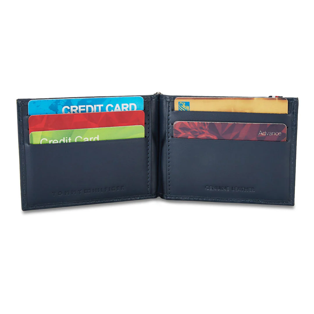 Tommy Hilfiger Franco Club Men's Leather Moneyclip Wallet - Image 5