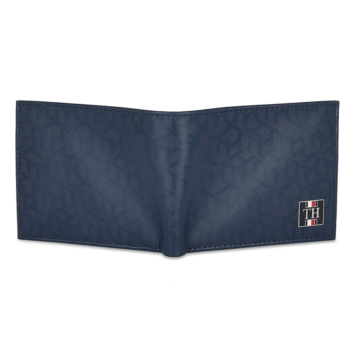 Tommy Hilfiger Franco Printed Men's Leather Global Coin Wallet-Black - Image 12