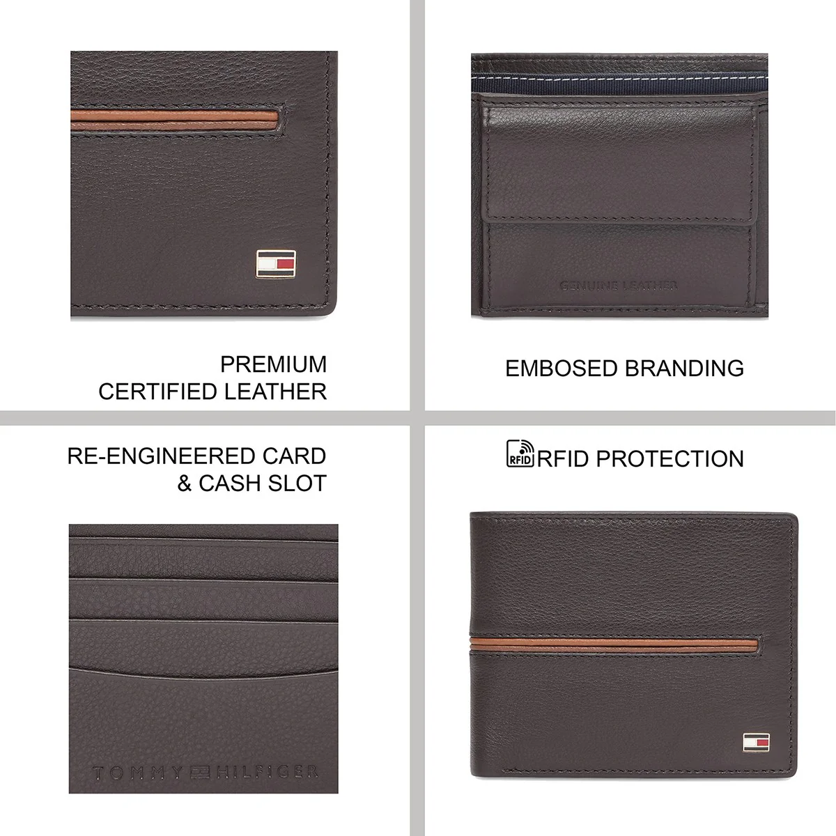Tommy Hilfiger Glasgow Men's Global Coin Wallet - Image 8