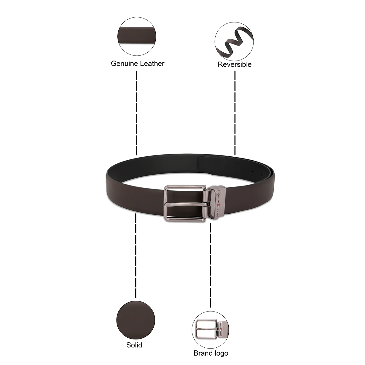 Tommy Hilfiger Glenwood Men's Reversible Belt - Image 4