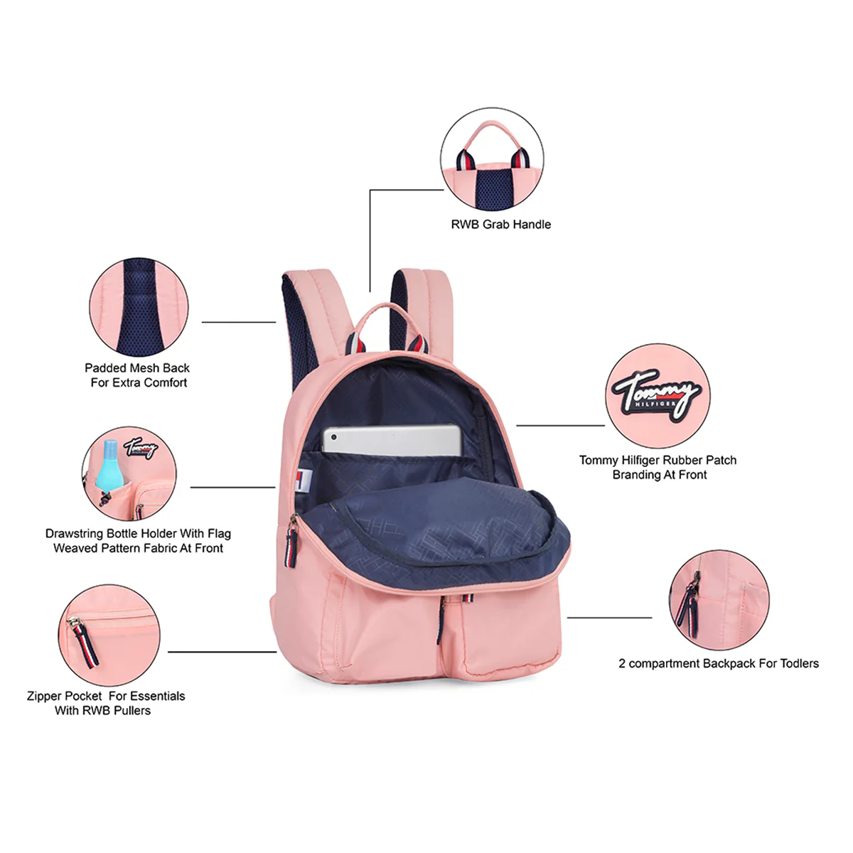 Tommy Hilfiger Gragner Back to School Backpack - Image 4