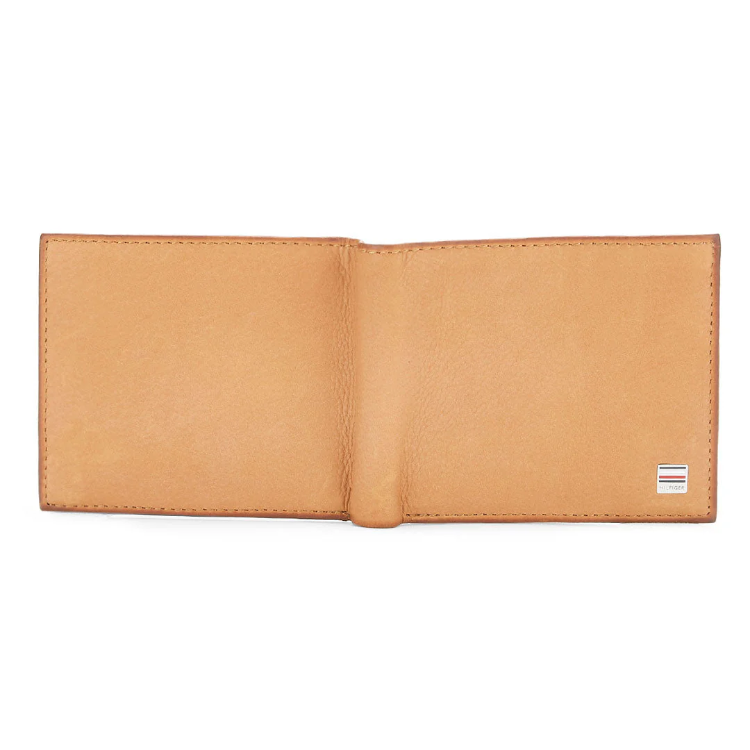 Tommy Hilfiger Grayton Classic Men's Leather slim fold Global Coin Wallet-Brown - Image 13