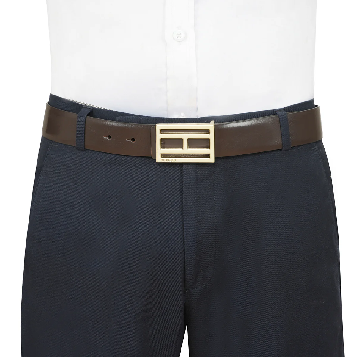 Tommy Hilfiger Greve Men's Reversible Leather Belt - Image 19