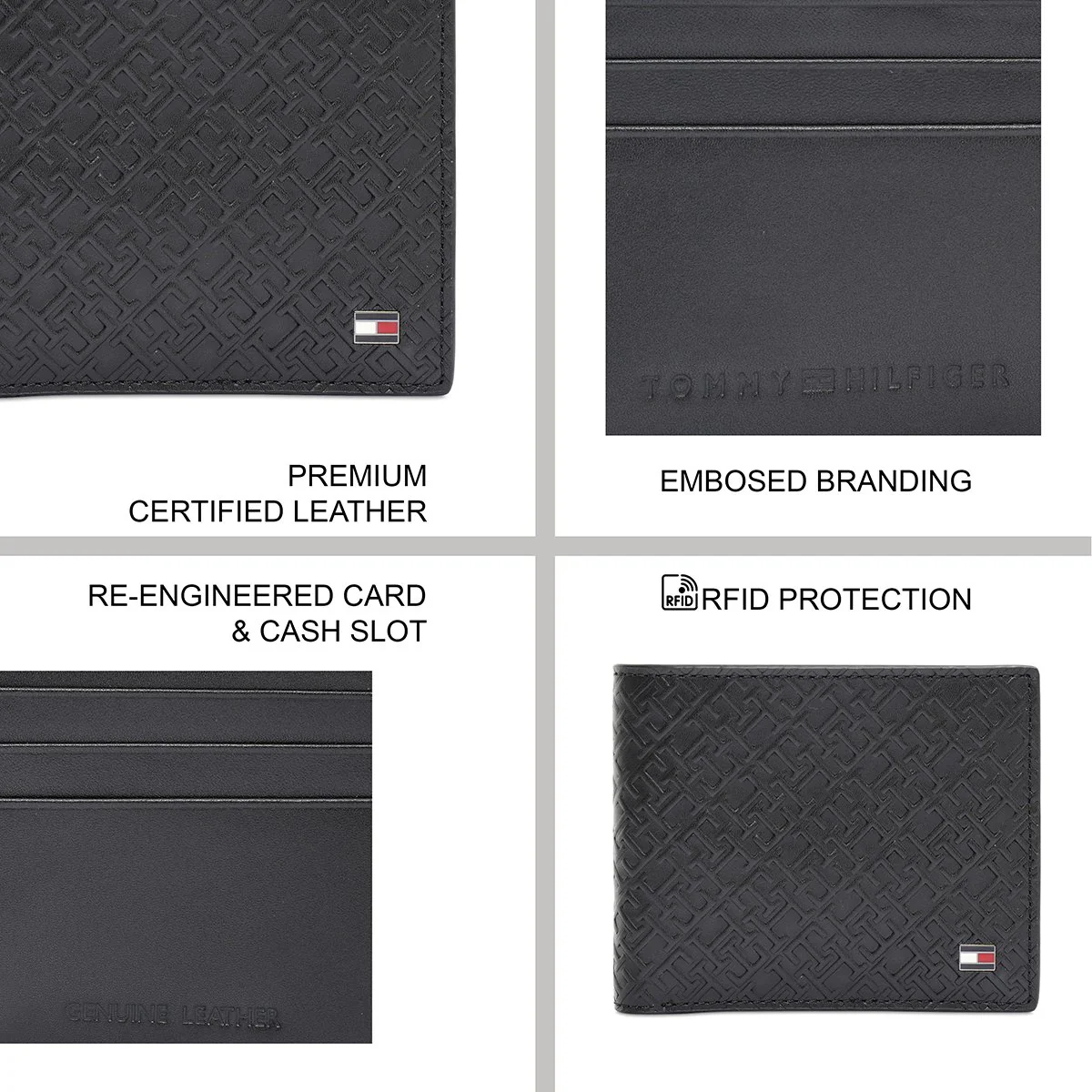 Tommy Hilfiger Greywalls Men's Slimfold Wallet - Image 7