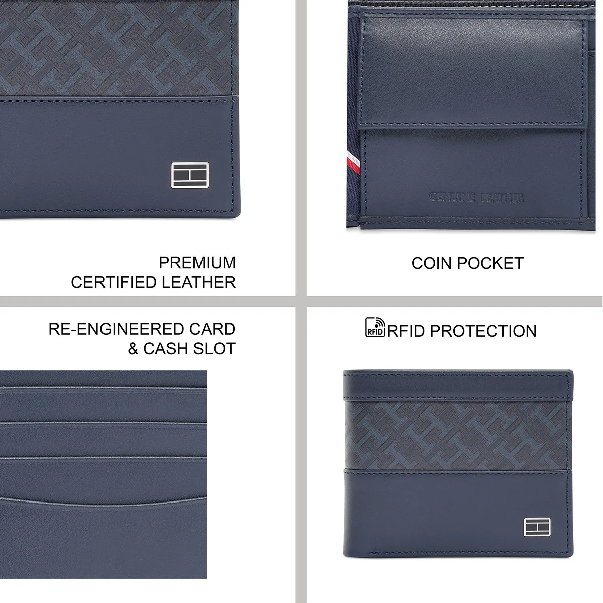 Tommy Hilfiger Machrie Men's Global Coin Wallet - Image 7