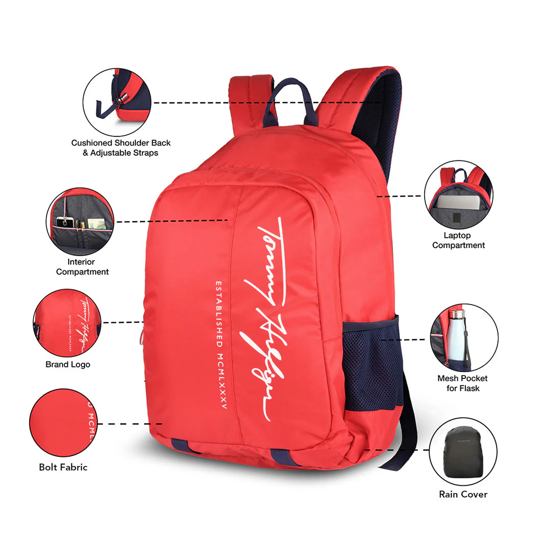 Tommy Hilfiger Haiden Unisex Polyester Laptop Backpack - Image 4