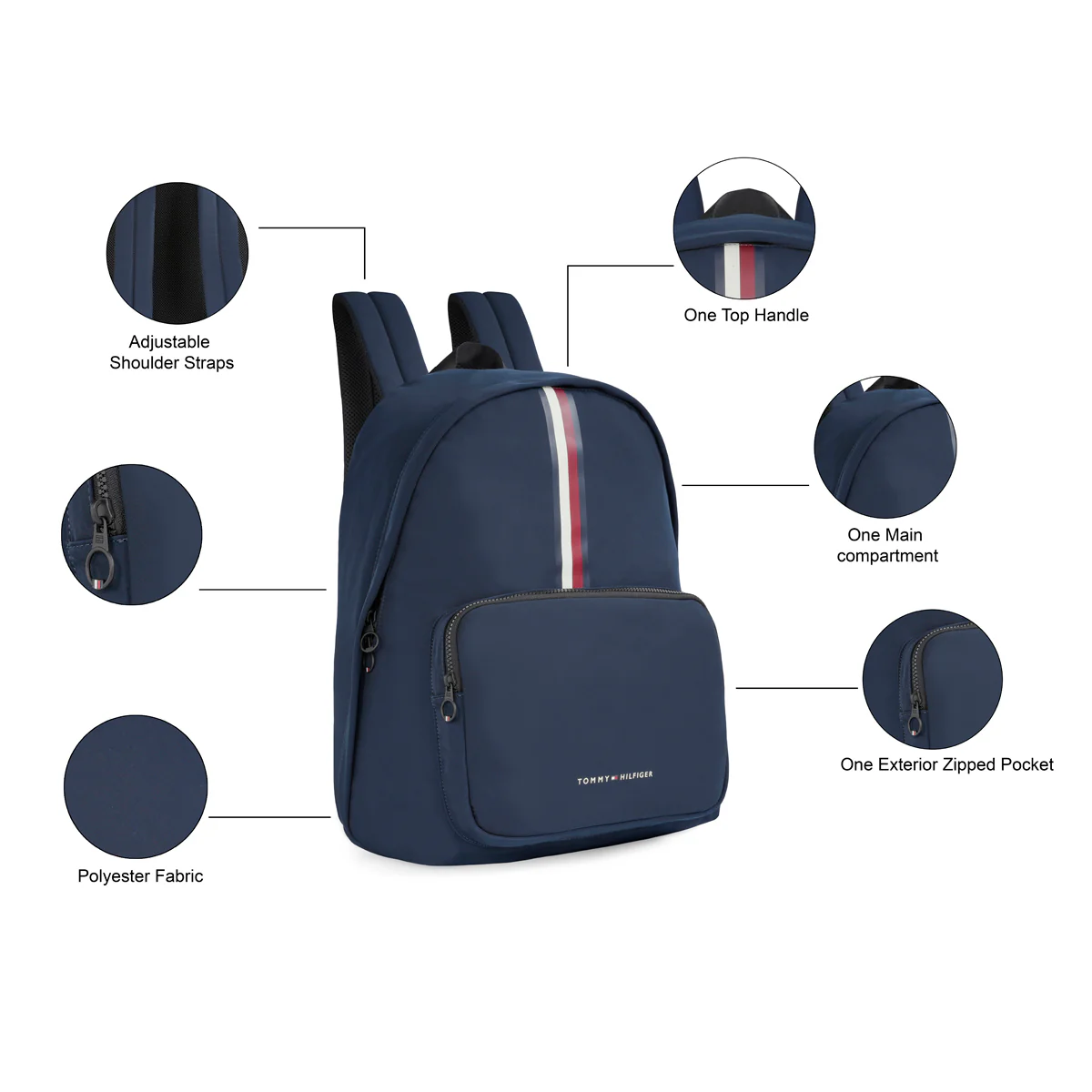 Tommy Hilfiger Herne European Line Backpack - Image 4