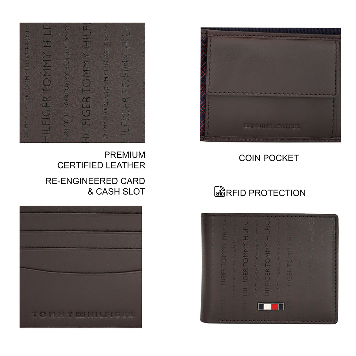 Tommy Hilfiger Hilbert Men’s Global Coin Wallet - Image 4