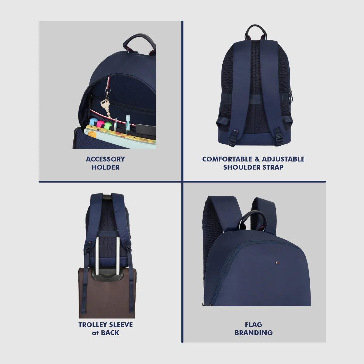 Tommy Hilfiger Hogback Laptop Backpack - Image 5