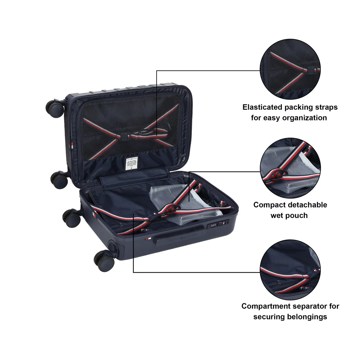 Tommy Hilfiger Hoover X Hard Luggage - Image 6