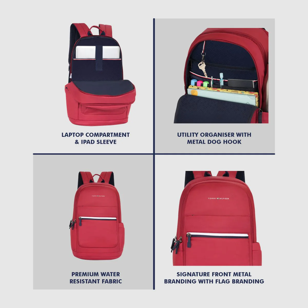Tommy Hilfiger Hubbard Laptop Backpack - Image 4