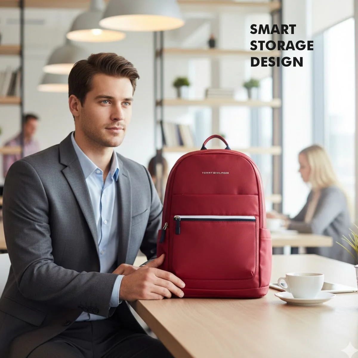 Tommy Hilfiger Hubbard Laptop Backpack - Image 6