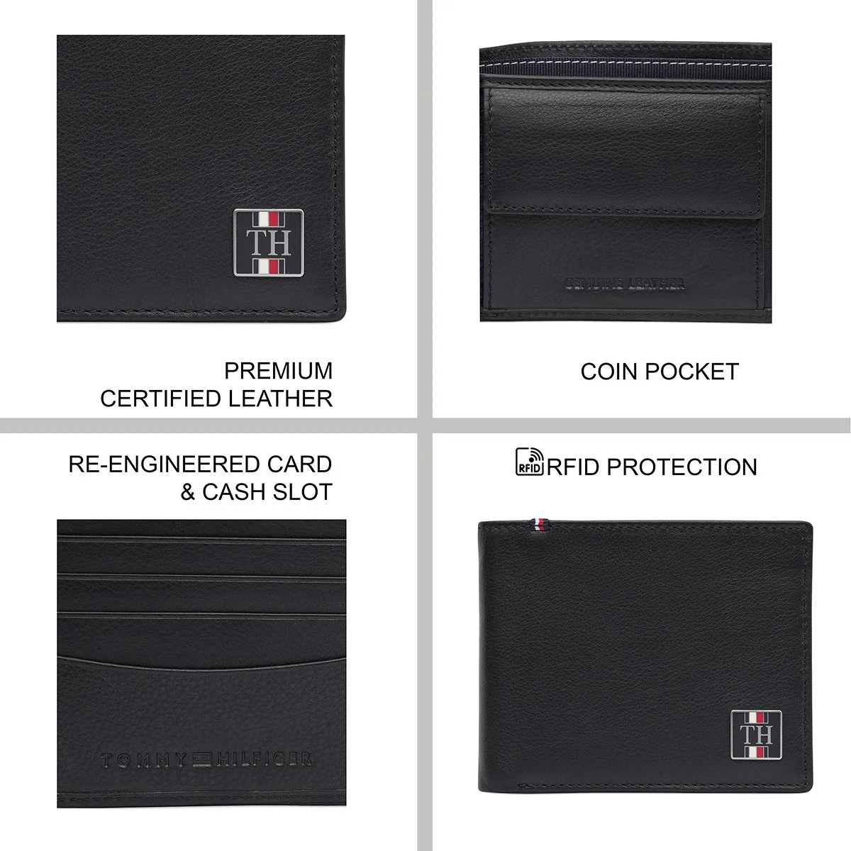 Tommy Hilfiger Hyde Men's Global Coin Wallet - Image 7