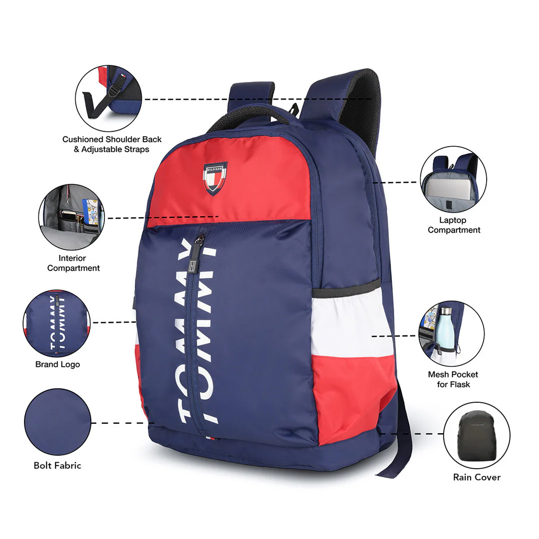 Tommy Hilfiger Jaron Unisex Polyester Laptop Backpack - Image 5