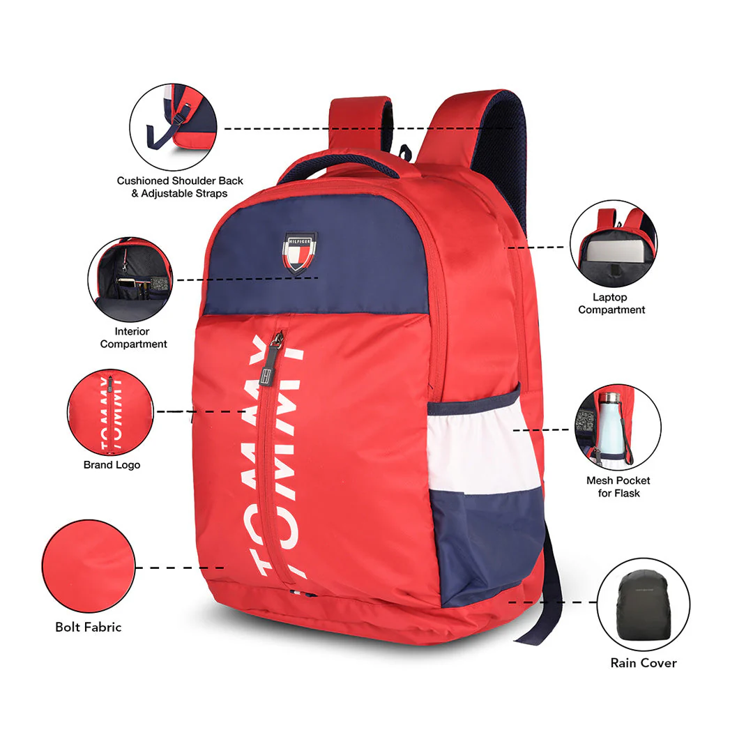 Tommy Hilfiger Jaron Unisex Polyester Laptop Backpack - Image 5