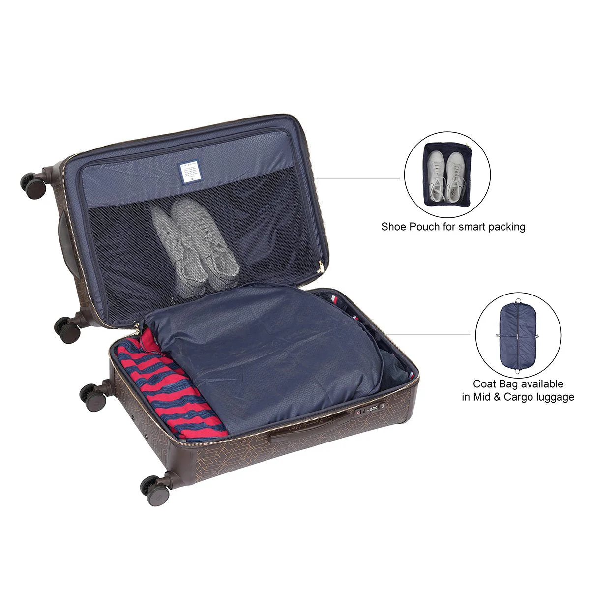 Tommy Hilfiger Jazz Hybrid Luggage - Image 36