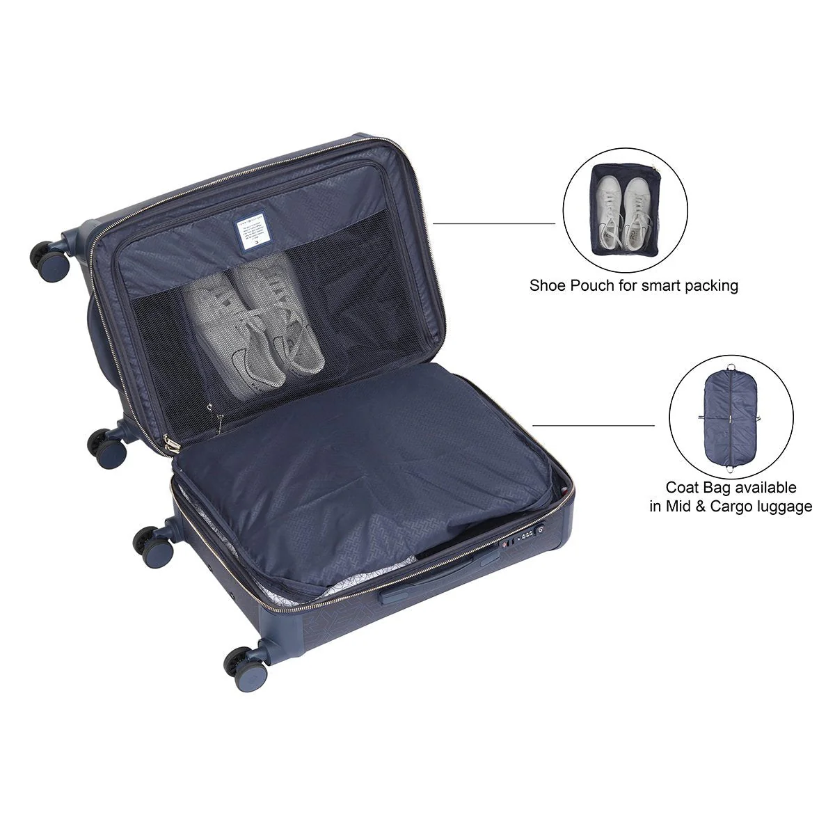 Tommy Hilfiger Jazz Hybrid Luggage - Image 18