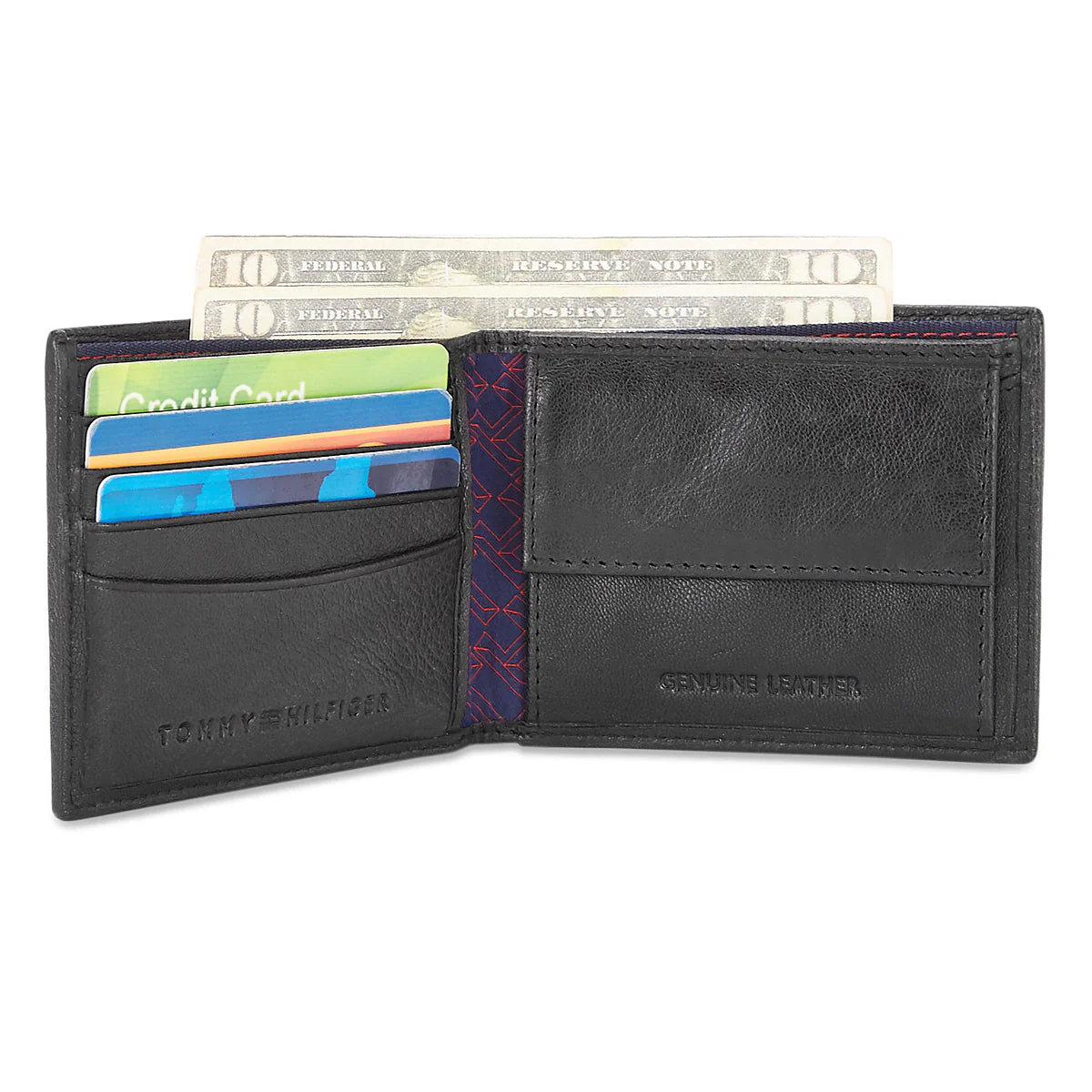 Tommy Hilfiger Joseph Classic Men's Leather Passcase Wallet-Brown - Image 13