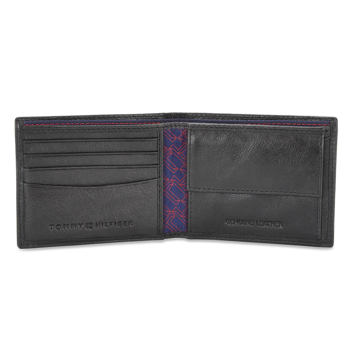 Tommy Hilfiger Joseph Classic Men's Leather Passcase Wallet-Brown - Image 15