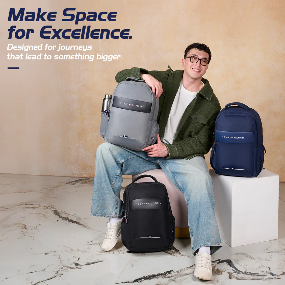 Tommy Hilfiger Joshua Unisex Polyester Laptop Backpack - Image 7