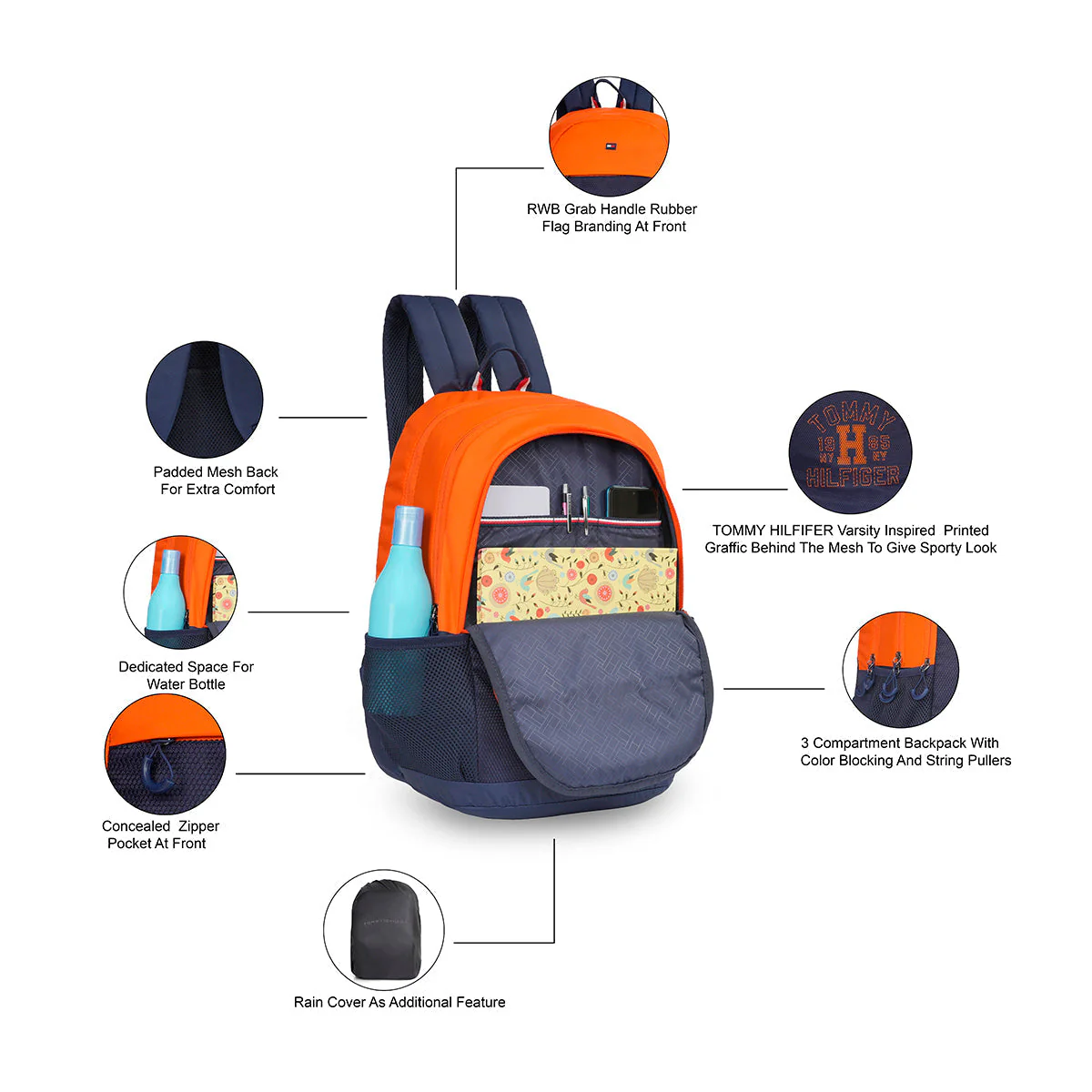 Tommy Hilfiger Kavin Back to School Backpack - Image 2
