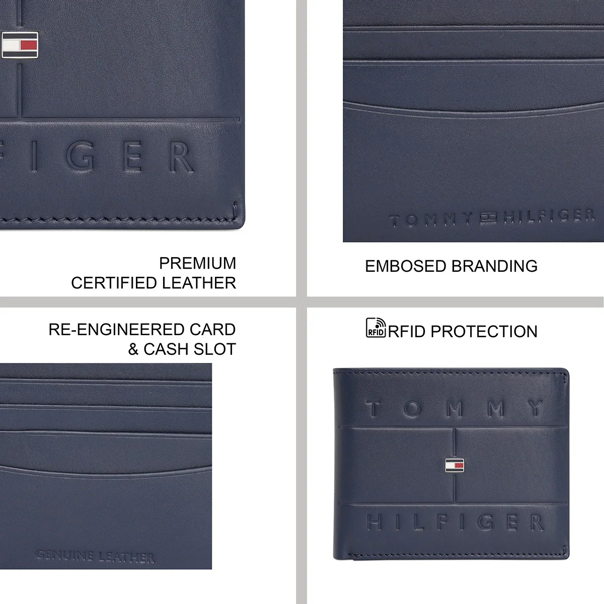 Tommy Hilfiger Keenes Men's Passcase Wallet - Image 7