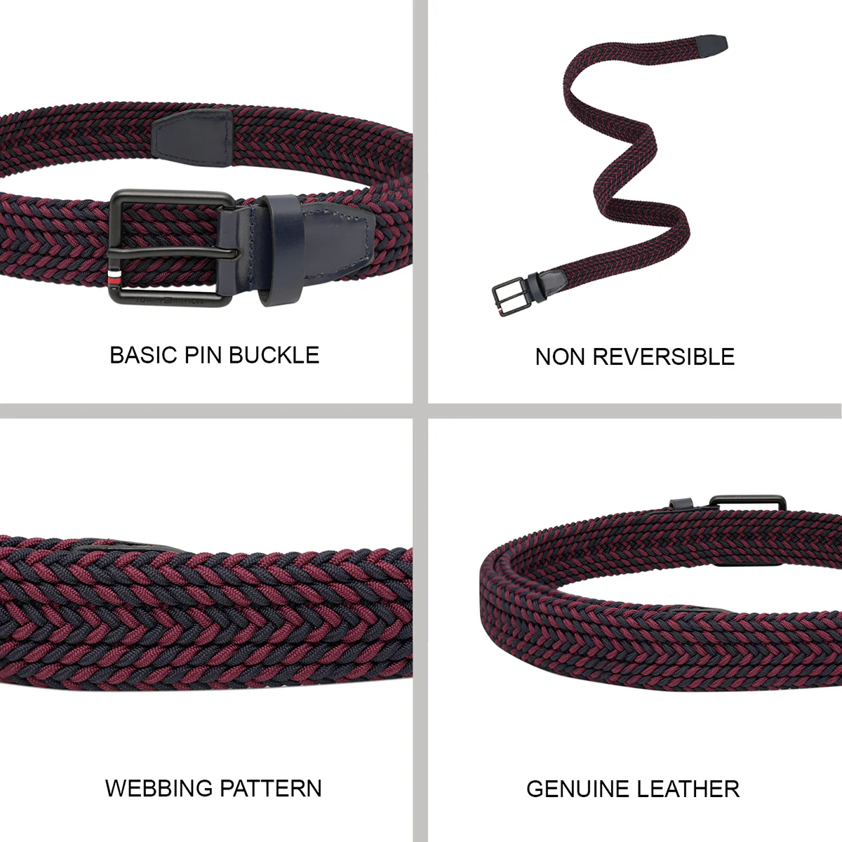 Tommy Hilfiger Kells Men's Non Reversible Belt - Image 6