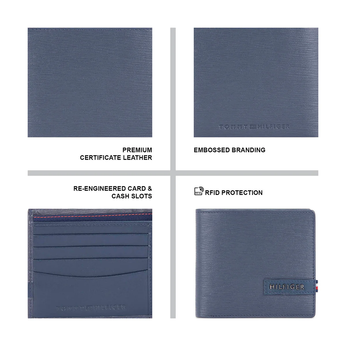 Tommy Hilfiger Kongsvinger Men's Leather Wallet - Image 4