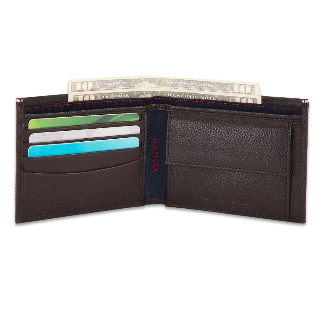Tommy Hilfiger Konnor Men's Leather Global Coin Wallet - Image 19