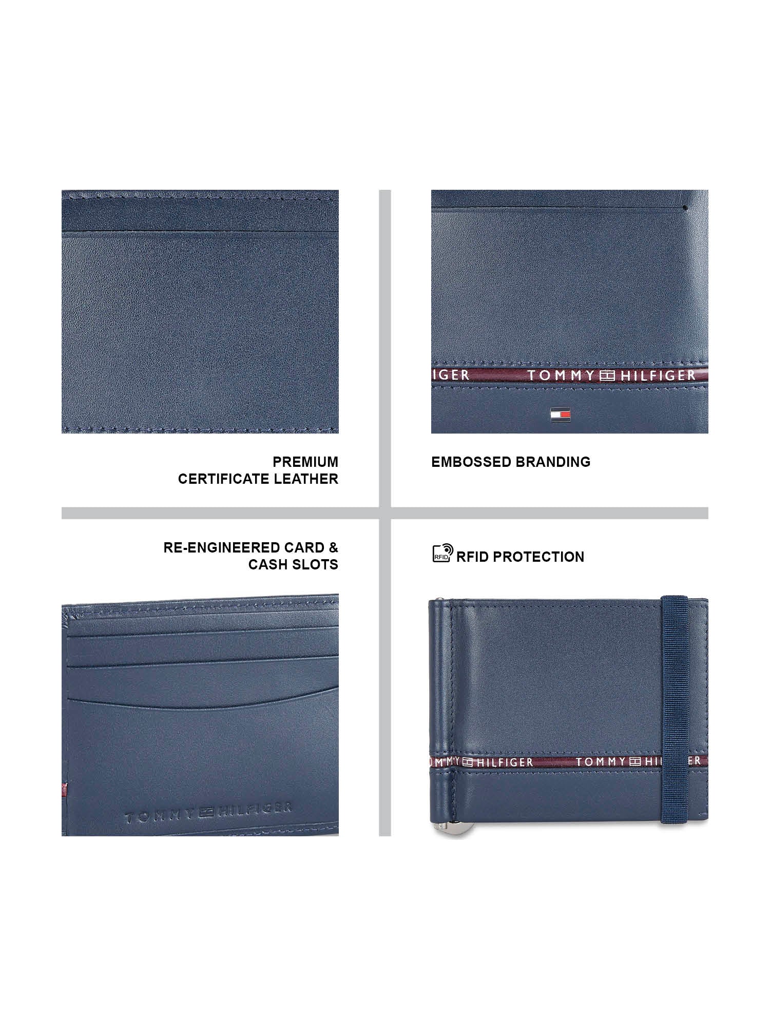 Tommy Hilfiger Larvik Men's Leather Moneyclip Wallet - Image 12