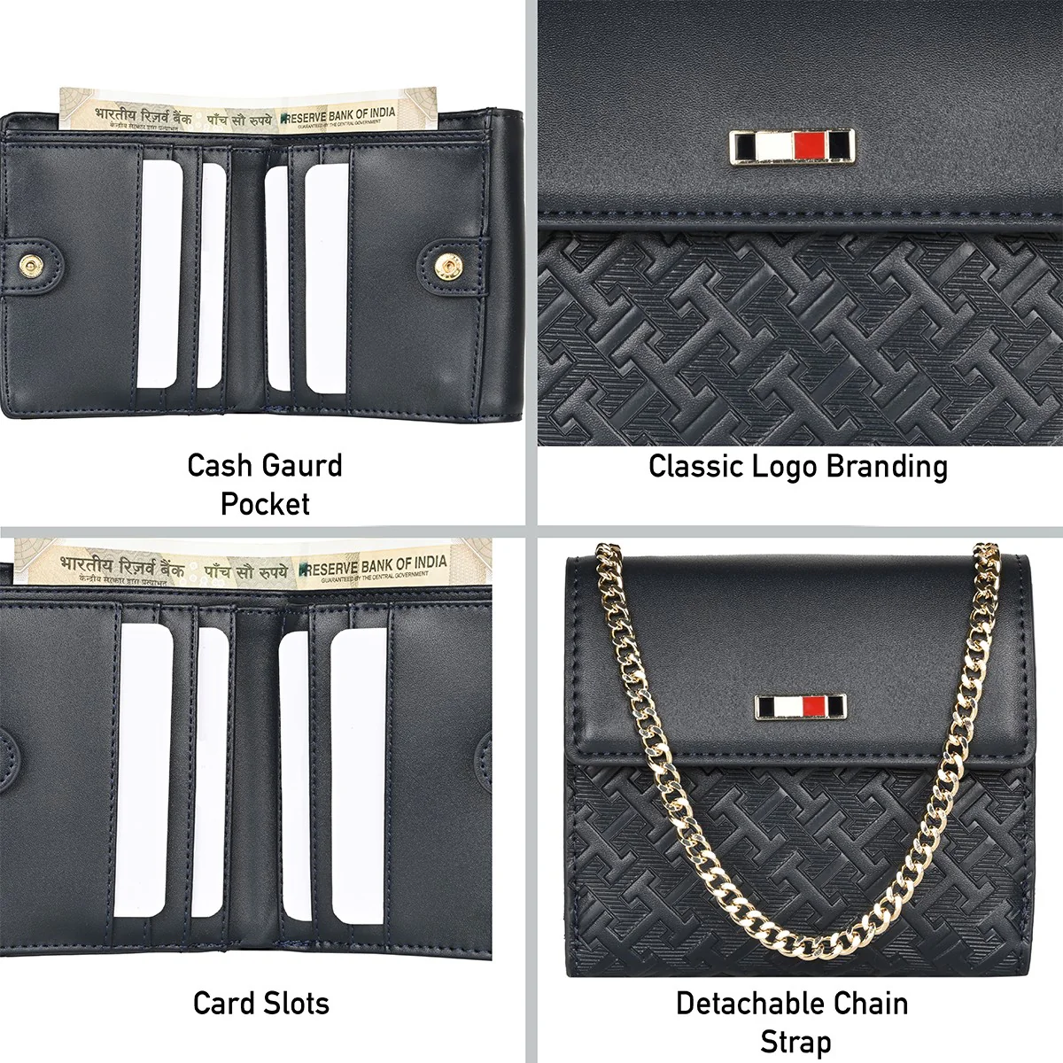 Tommy Hilfiger Lautrac Women's Small Flap Wallet - Image 6