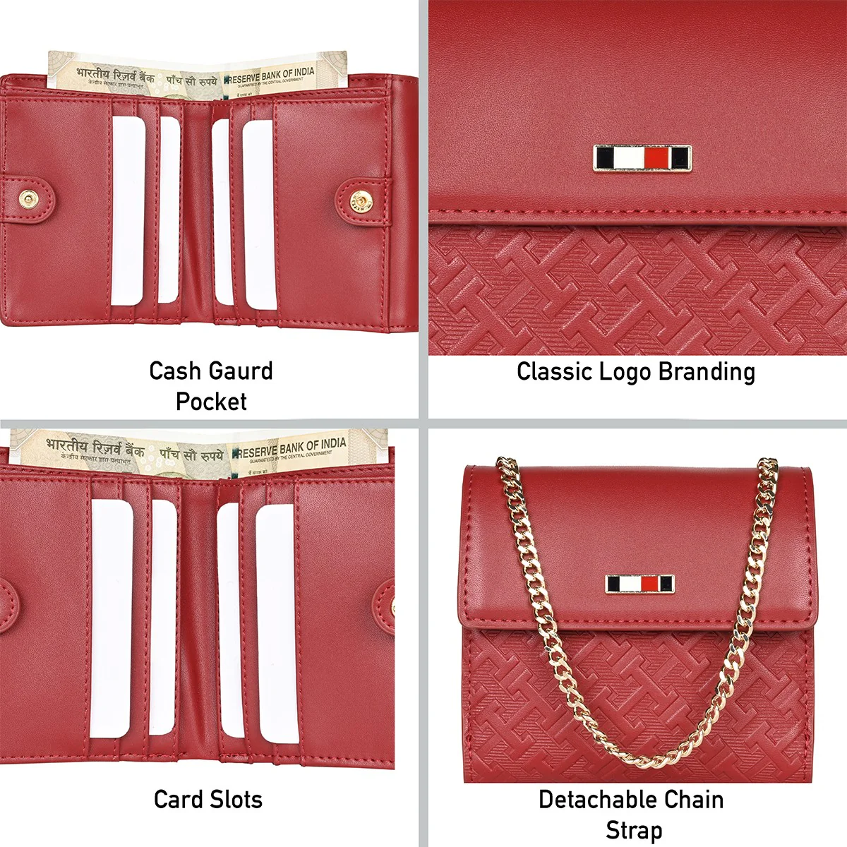 Tommy Hilfiger Lautrac Women's Small Flap Wallet - Image 6