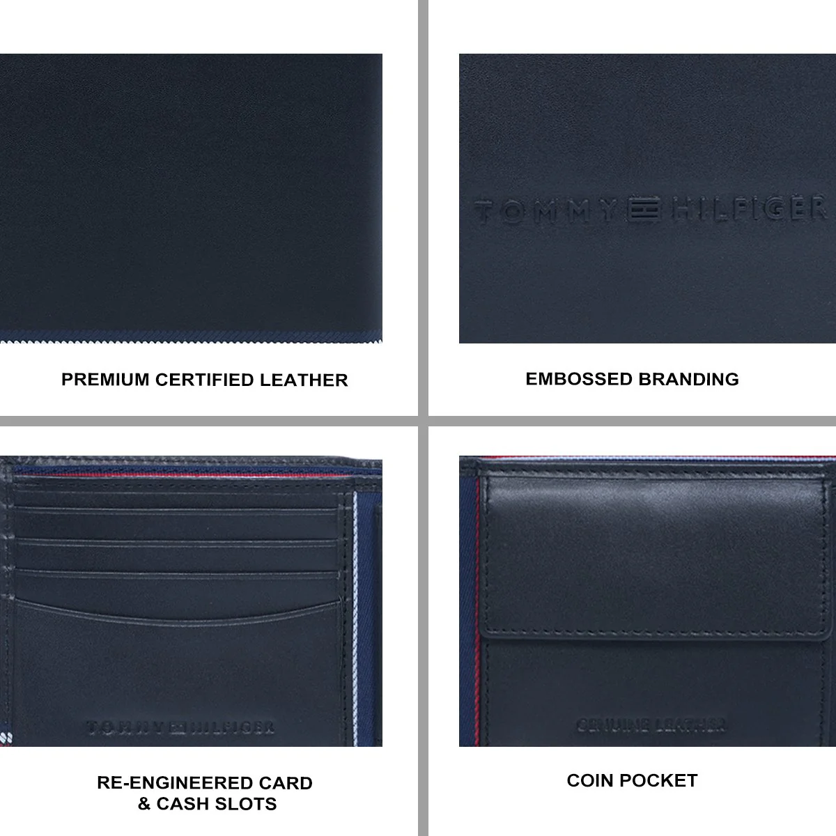 Tommy Hilfiger Layou Men's Multicard Coin Wallet - Image 7
