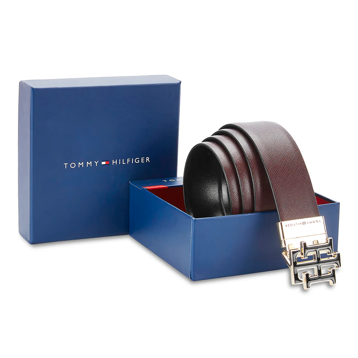 Tommy Hilfiger Limoges Men's Reversible Leather Belt - Image 8